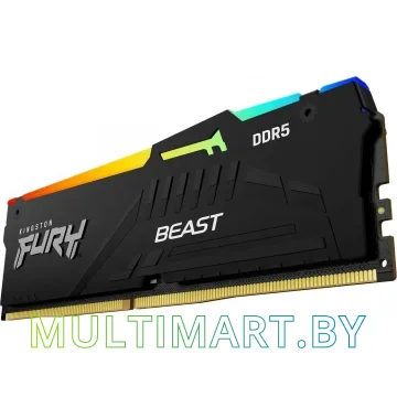 Оперативная память Kingston FURY Beast RGB 2x16GB DDR5 PC5-41600 (KF552C40BBAK2-32) картинка 4